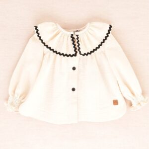 Camisa cuello babero vivo José Varón