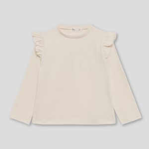 camiseta algodón volantes