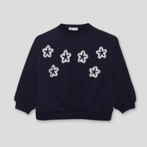 Sudadera felpa niña estrellas