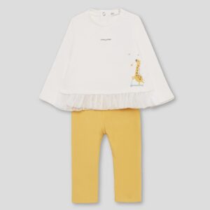 conjunto niña jirafa