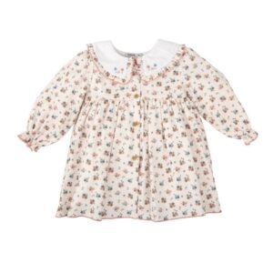 Vestido estampado cuello babero babidu