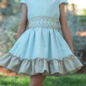 Vestido lino ceremonia nekenia