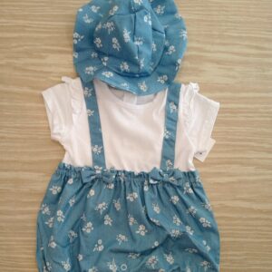 pelele/ranita denim bebe