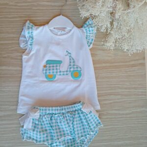 Conjunto Vespa vichy