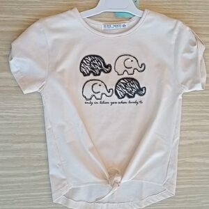 Camiseta algodón nudo