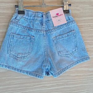 Falda pantalón denim