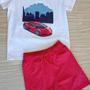 Conjunto algodón Ferrari