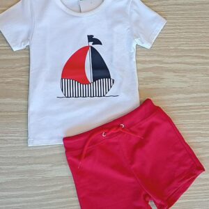 Conjunto algodón velero