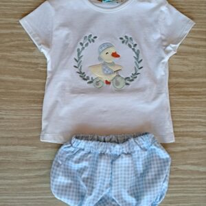 Conjunto algodón Patito