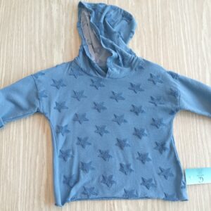 Sudadera estrellas relieve